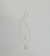Showcase Faith Pendant Layered Necklace