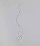 Capture Hearts Pearl Charm Necklace