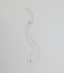 All About Luxe Pearl Cubic Zirconia Charm Necklace