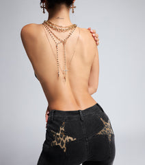 Bless Your Drama Layered Cross Necklace