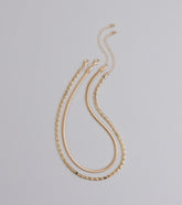 Double The Drama Layered Chain Necklace