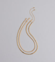 Double The Drama Layered Chain Necklace