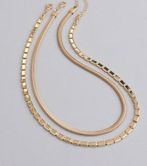 Double The Drama Layered Chain Necklace