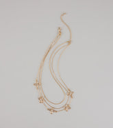 Just Bloomed Floral Layered Necklace