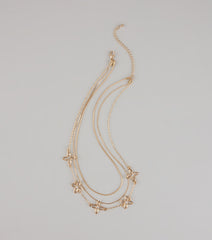 Just Bloomed Floral Layered Necklace