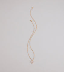 Heart For Sparkle Cubic Zirconia Necklace