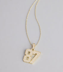 Shine On Rhinestone 87 Chain Necklace