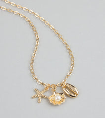Beach Babe Charm Necklace