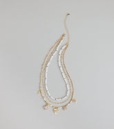 Charm School Layered Bead Necklace