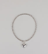 Love On Lock Heart Chain Necklace