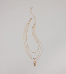 Make A Wish 11:11 Layered Chain Necklace