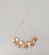 Bloom Boldly Rhinestone Flower Necklace