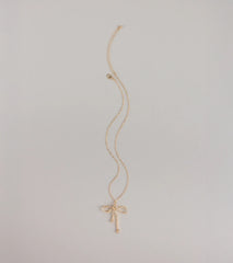 Put a Bow on It Chain Necklace