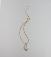 Molten Glow Pendant Necklace