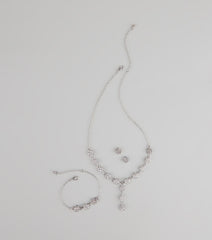 Bloom Baby Bloom Rhinestone Jewelry Set