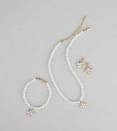 Pearl Princess Charm Jewelry Set