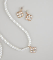 Pearl Princess Charm Jewelry Set