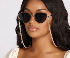 Bling Bling Bby Rhinestone Sunglass Chain