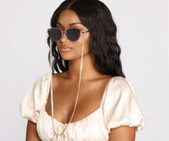 Bling Bling Bby Rhinestone Sunglass Chain