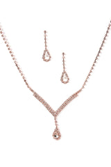 Teardrop Rhinestone Set