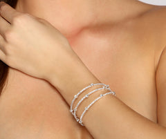 Stunning Sparkle Rhinestone Cuff