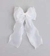 Cutest Vibe Organza Hair Bow Clip