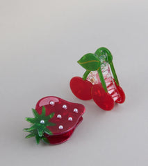 Juicy Sweet Fruit Claw Clip Two Pack