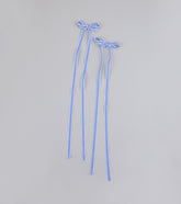 Gingham Goals Hair Bow Clip Set