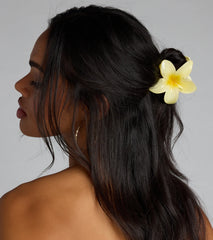 Tropical Blooms Flower Hair Claw Clip