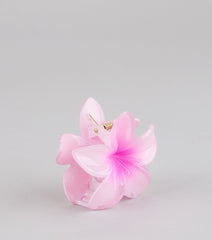 Tropical Blooms Flower Hair Claw Clip