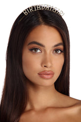 Birthday Girl Rhinestone Headband