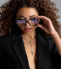 Chic Fave Oversized Blue Light Glasses