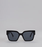 Call Me Later Oversized Square Sunglasses