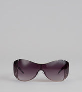 Too Bold to Block Shield Zebra Sunglasses