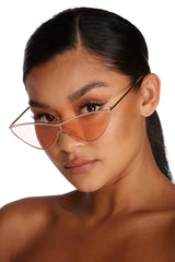Edgy Cat Eye Sunglasses