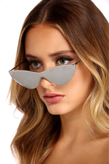 Edgy Cat Eye Sunglasses