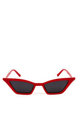 Edgy Narrow Cat Eye Sunglasses