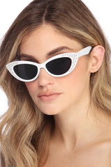 Dazzle Diva Cat Eye Sunglasses