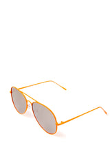 Neon Mirrored Aviator Sunglasses