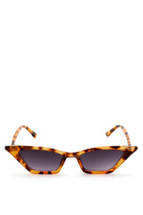 Edgy Narrow Cat Eye Sunglasses