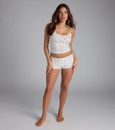 Sweet And Fruity Gummy Bear Print Pajama Shorts