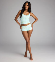 Sippin' Pretty Margarita Print Pajama Shorts