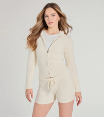 Chill Mode Chenille Knit Hoodie