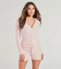 Chill Mode Chenille Knit Lounge Shorts