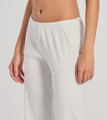 Sleeping Cute Mid-Rise Button Pajama Pants