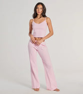 Sleeping Cute Mid-Rise Button Pajama Pants