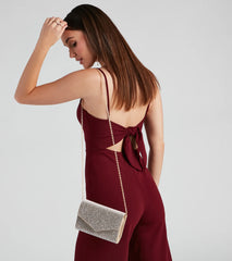 Moment of Luxe Rhinestone Wristlet