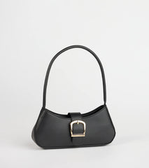 Trendy Girl Buckle Strap Shoulder Bag