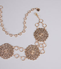 Mystical Charmer Concho Chain Belt