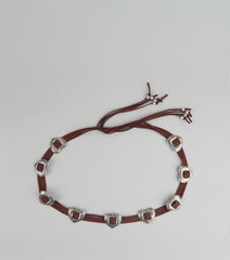 Wild Affair Heart Concho String Belt